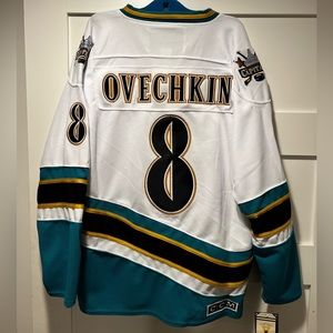 Throwback Alex Ovechkin Washington Capitals Jersey